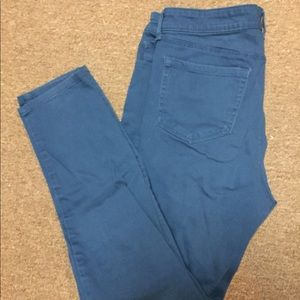 Teal Style & Co curvy skinny pants